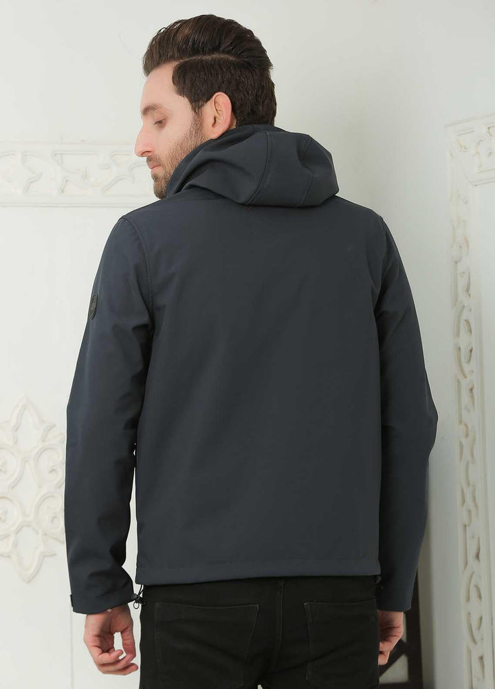 Sanaulla Exclusive Range  Casual Jackets for Men -  SU21MJ 3052 Dark Green