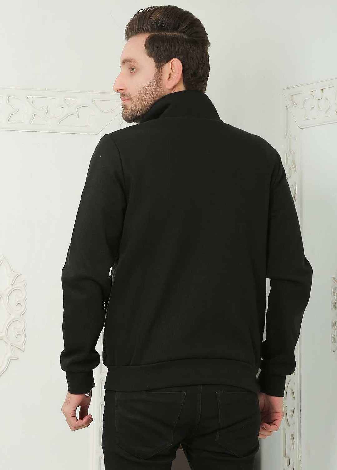 Sanaulla Exclusive Range  Casual Jackets for Men -  SU21MJ 9037 Black