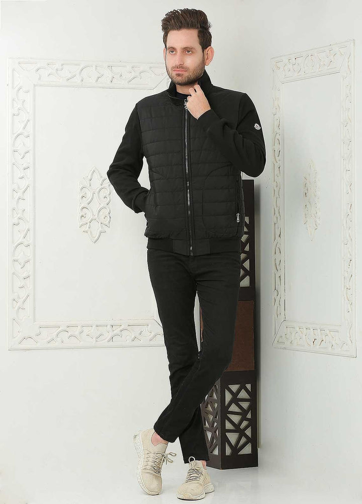 Sanaulla Exclusive Range  Casual Jackets for Men -  SU21MJ 9037 Black