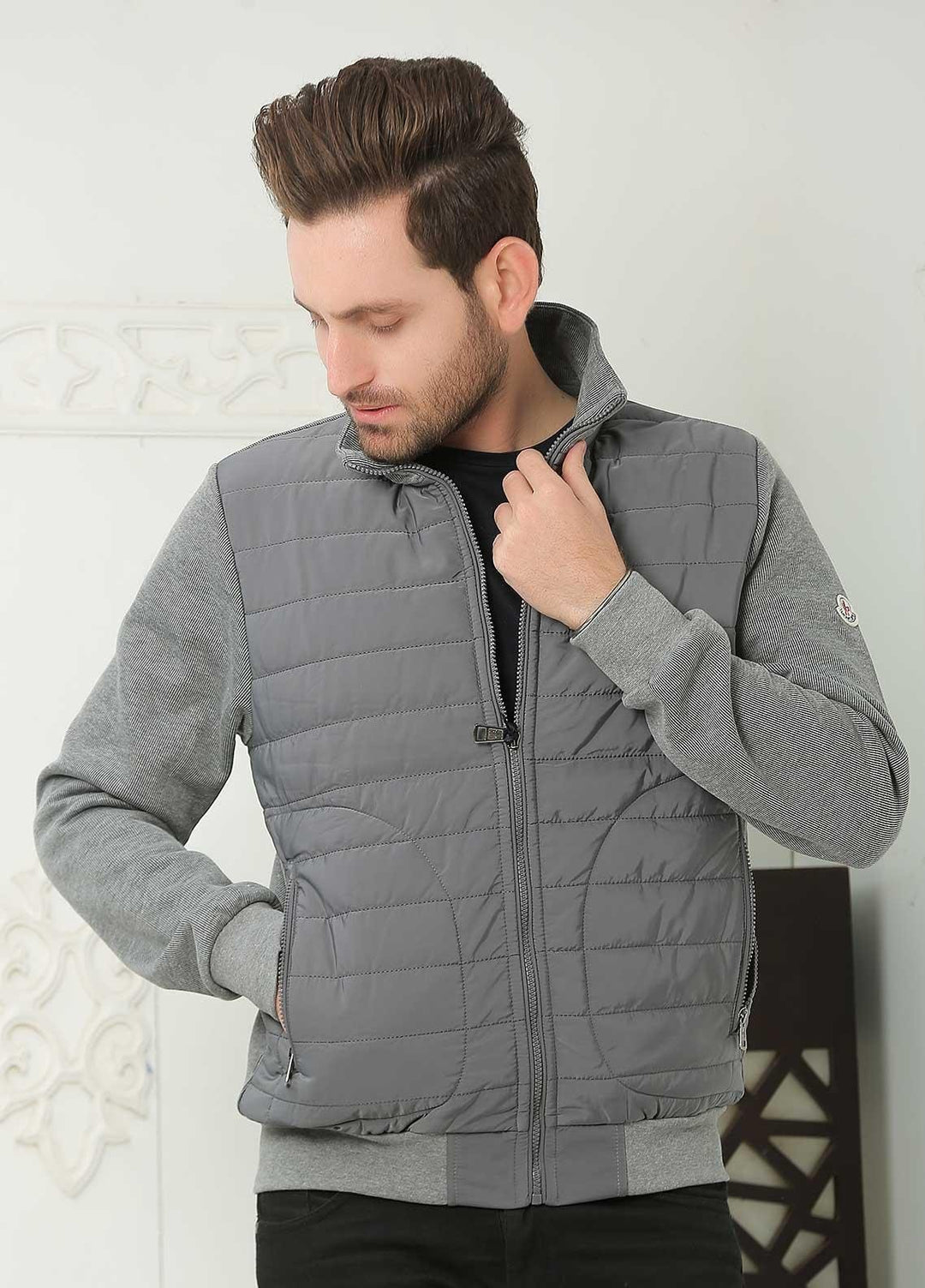 Sanaulla Exclusive Range  Casual Jackets for Men -  SU21MJ 9037 Grey