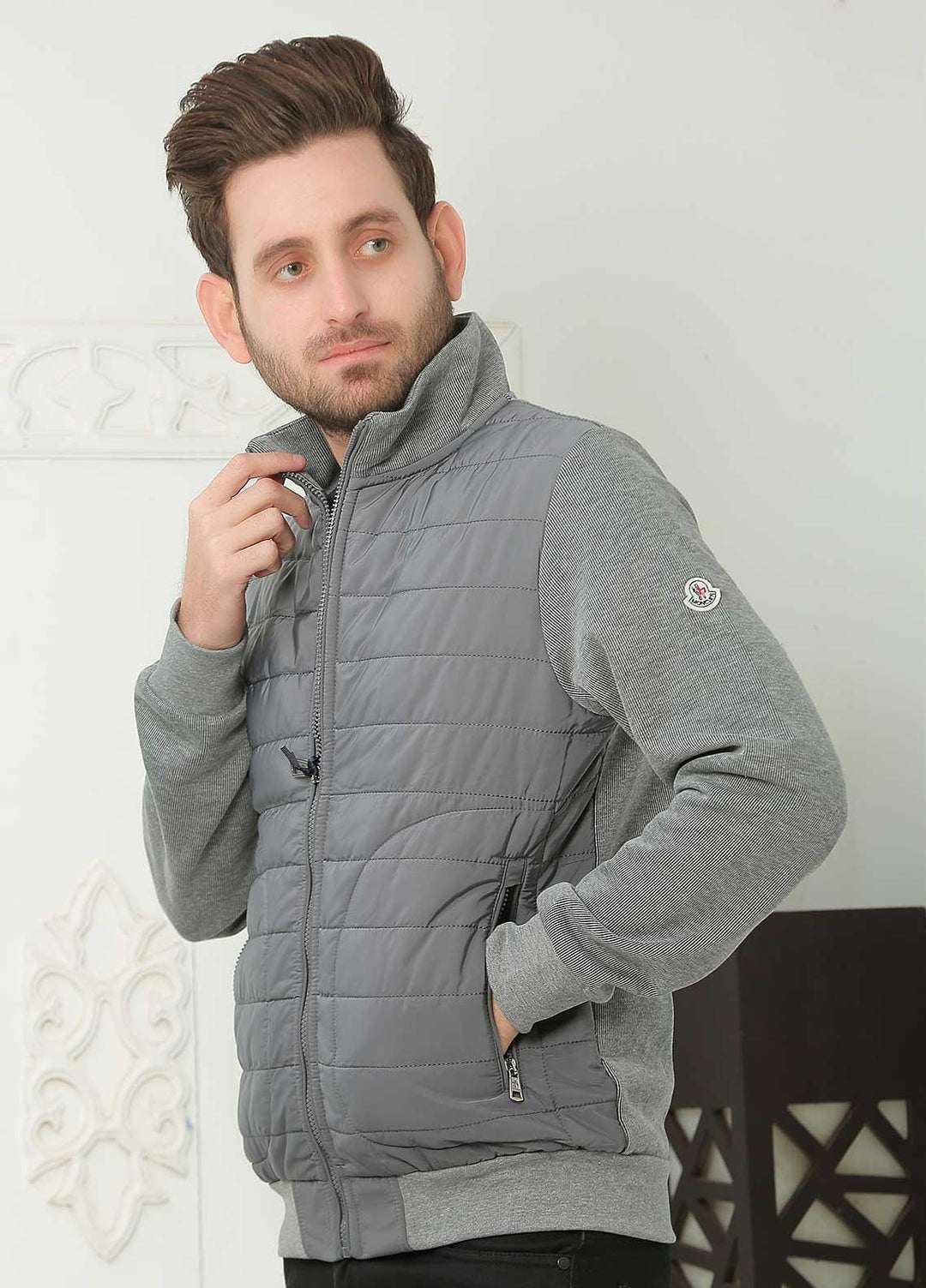 Sanaulla Exclusive Range  Casual Jackets for Men -  SU21MJ 9037 Grey