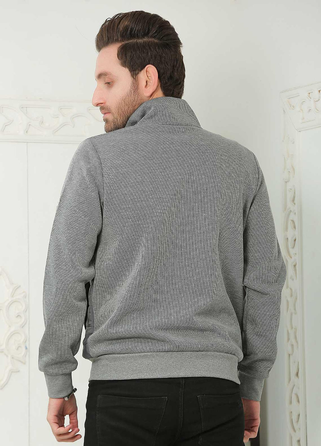Sanaulla Exclusive Range  Casual Jackets for Men -  SU21MJ 9037 Grey