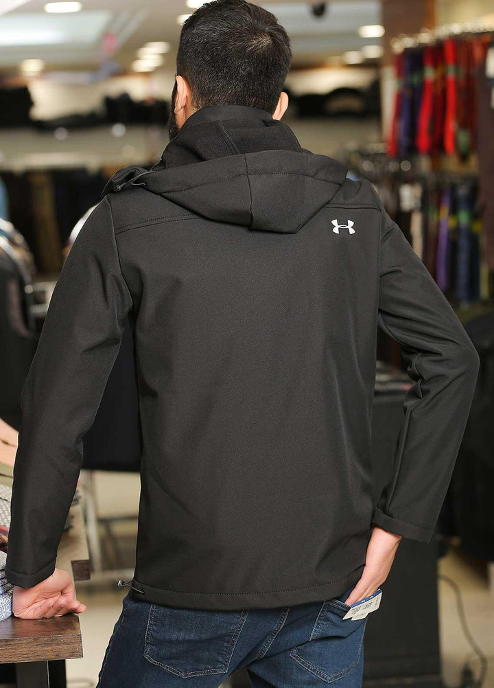 Sanaulla Exclusive Range Polyester Casual Men Jackets -  SU21MJ Jacket 601 Black