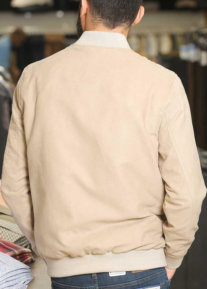 Sanaulla Exclusive Range Polyester Casual Jackets for Men -  SU21MJ Jacket D-03 Fawn