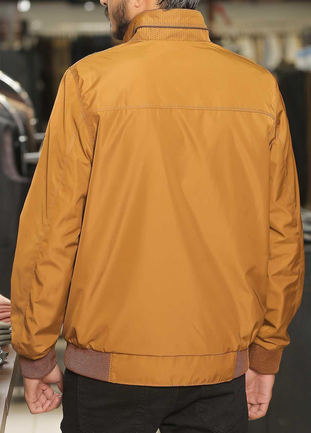 Sanaulla Exclusive Range Parashoot Casual Jackets for Men -  SU21MJ Jacket D-4495 D Rust