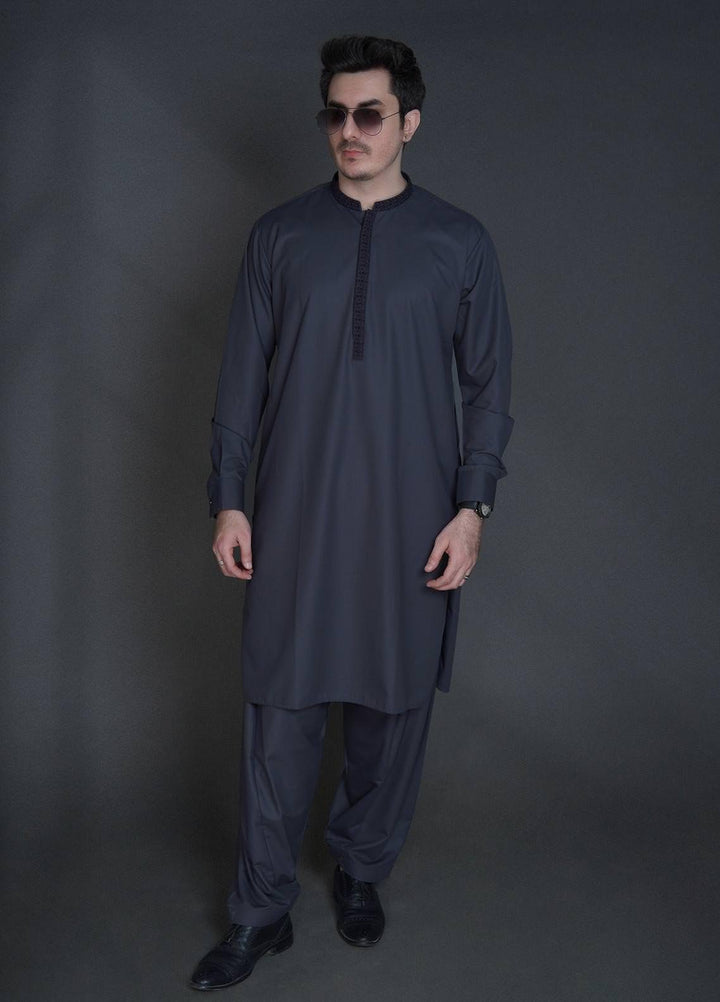 Sanaulla Exclusive Range Wash N Wear Formal Kameez Shalwar for Men -  FD-4053 Maeshia