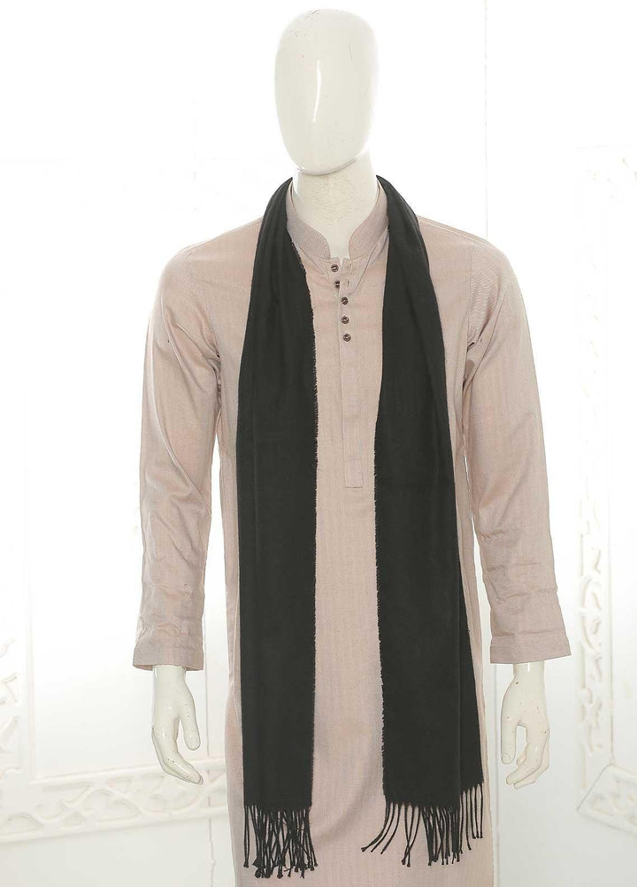 Sanaulla Exclusive Range    Muffler SU21MM Black-D-04 - Mens Mufflers