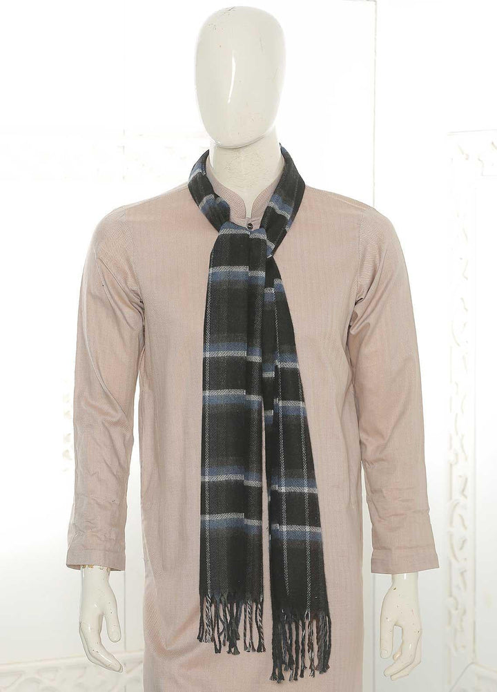 Sanaulla Exclusive Range    Muffler SU21MM Blue-D-01 - Mens Mufflers