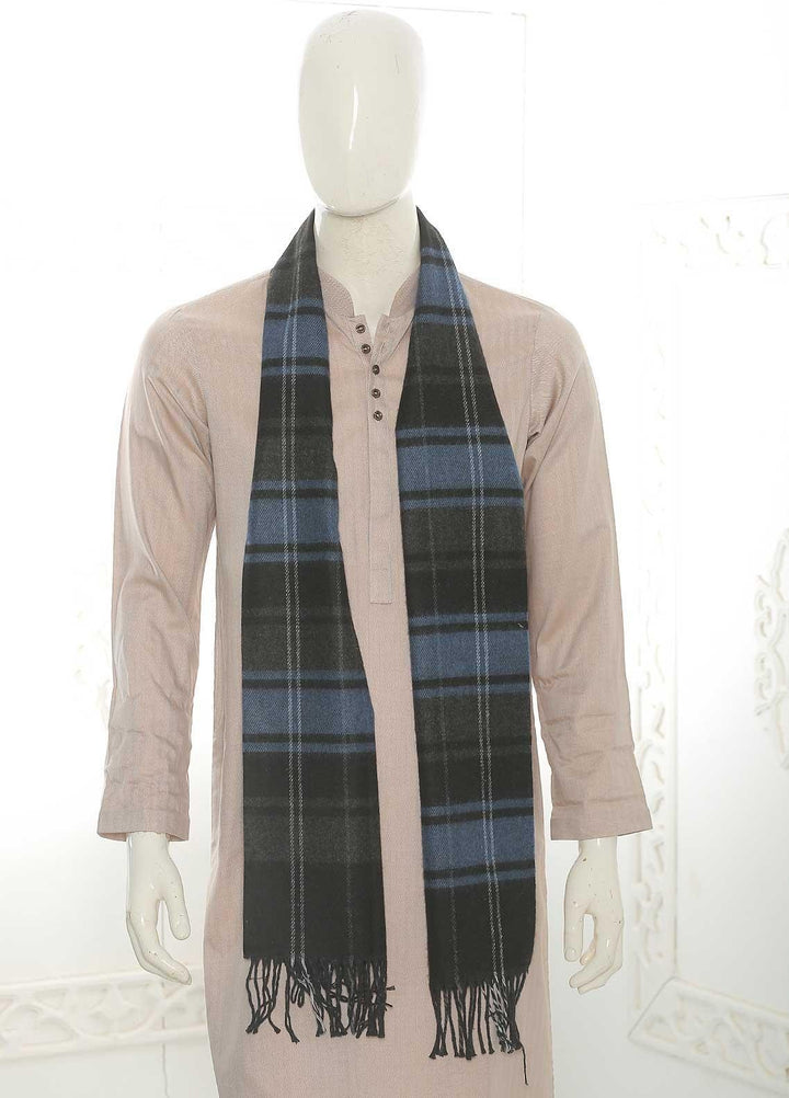 Sanaulla Exclusive Range    Muffler SU21MM Blue-D-03 - Mens Mufflers