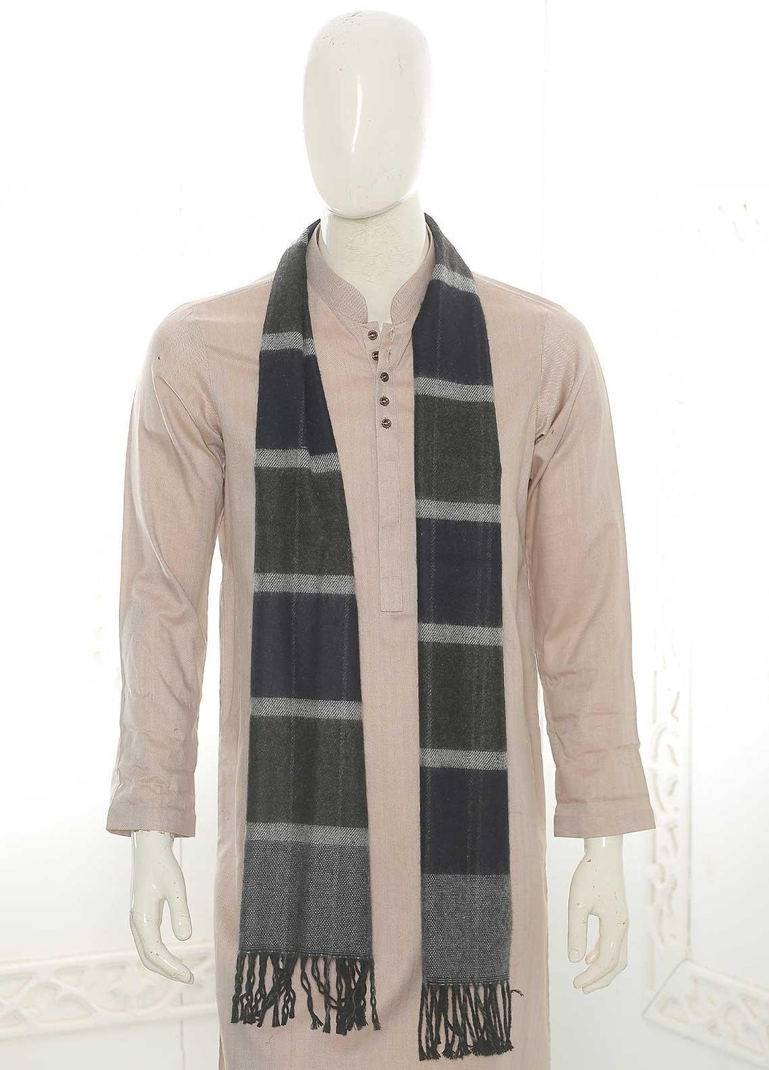 Sanaulla Exclusive Range    Muffler SU21MM Blue-D-05 - Mens Mufflers