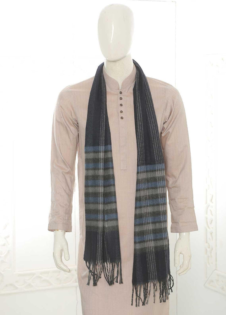 Sanaulla Exclusive Range    Muffler SU21MM Blue-D-07 - Mens Mufflers