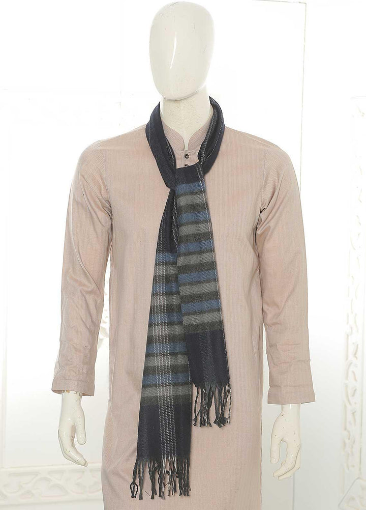 Sanaulla Exclusive Range    Muffler SU21MM Blue-D-07 - Mens Mufflers