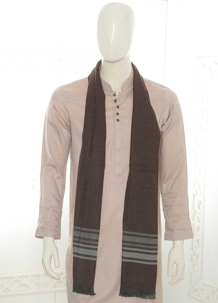 Sanaulla Exclusive Range    Muffler SU21MM Brown-D-01 - Mens Mufflers