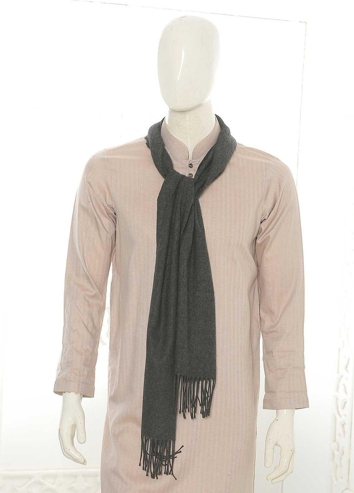 Sanaulla Exclusive Range    Muffler SU21MM Grey-D-01 - Mens Mufflers