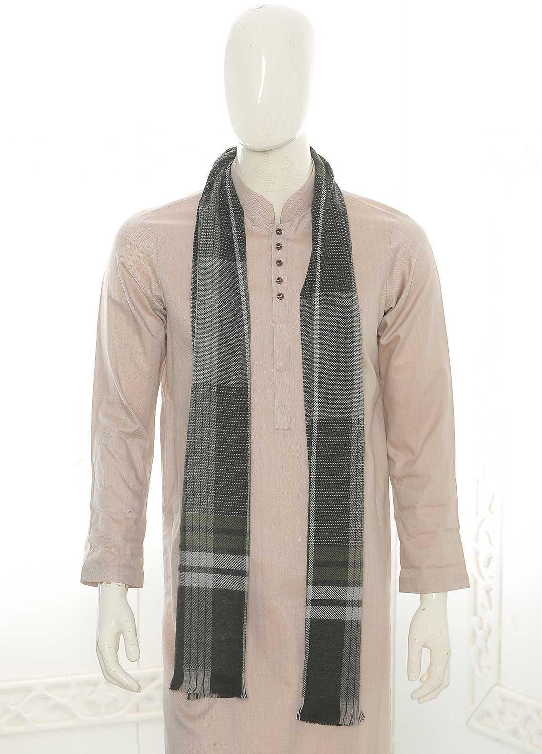 Sanaulla Exclusive Range    Muffler SU21MM Grey-D-15 - Mens Mufflers