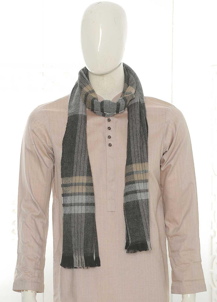 Sanaulla Exclusive Range    Muffler SU21MM Grey-D-16 - Mens Mufflers