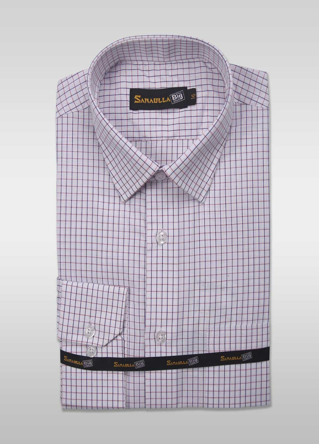 Sanaulla Exclusive Range Cotton Casual Shirts for Men -  001-L-Grey