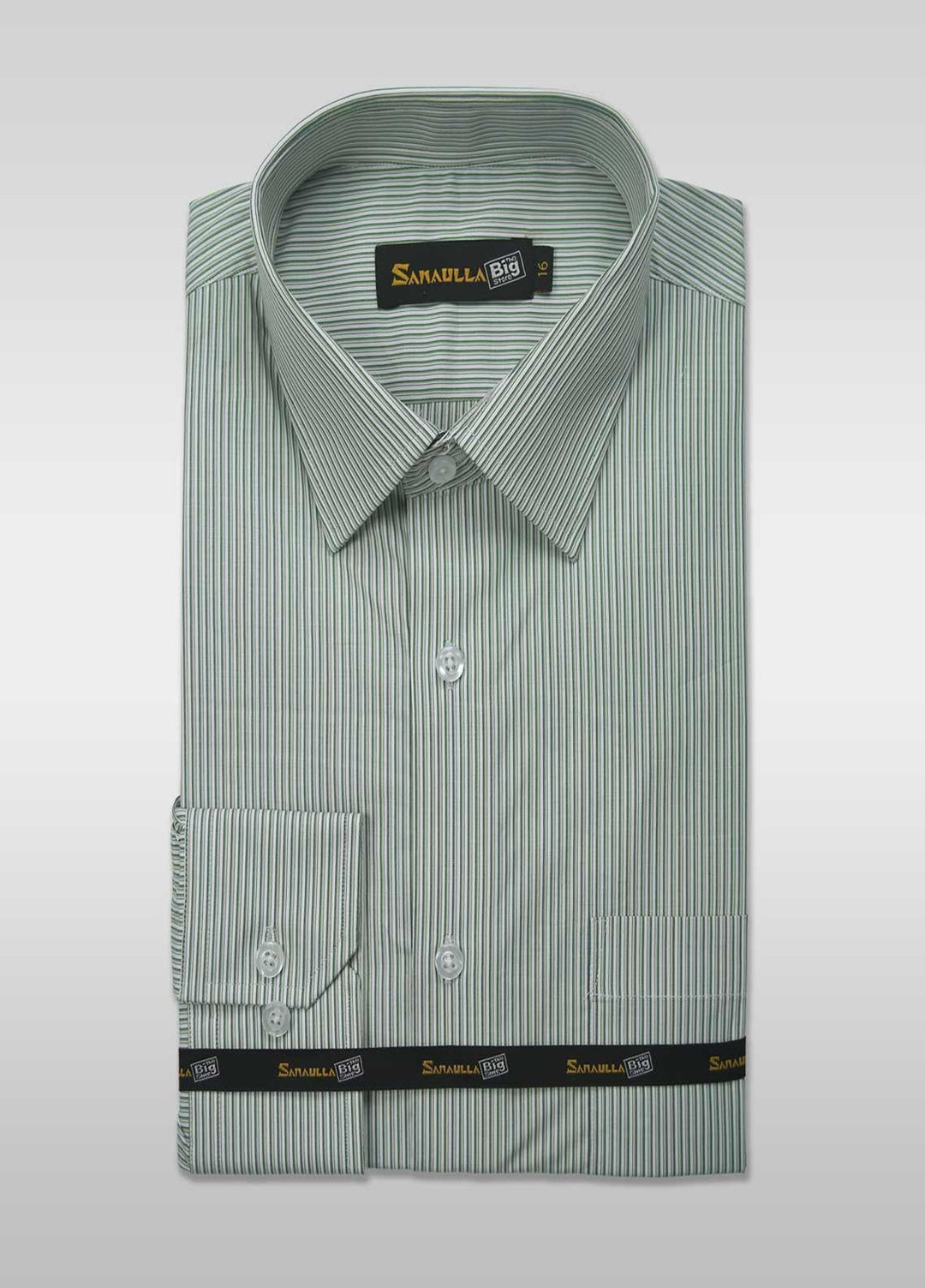 Sanaulla Exclusive Range Cotton Casual Shirts for Men -  002-Green
