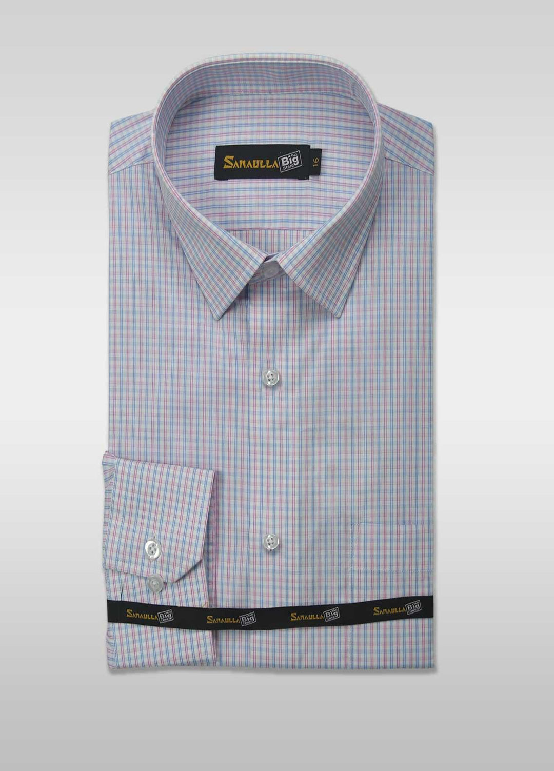 Sanaulla Exclusive Range Cotton Casual Shirts for Men -  003-L-Purple