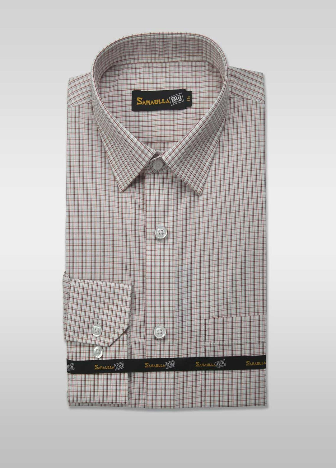 Sanaulla Exclusive Range Cotton Casual Shirts for Men -  010-Fawn