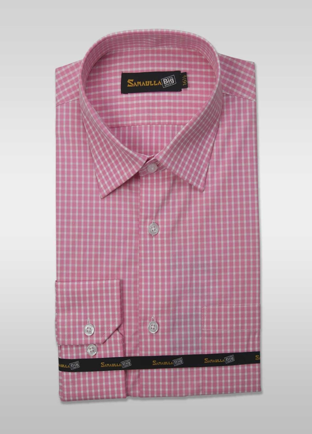 Sanaulla Exclusive Range Cotton Casual Shirts for Men -  019-D-Pink