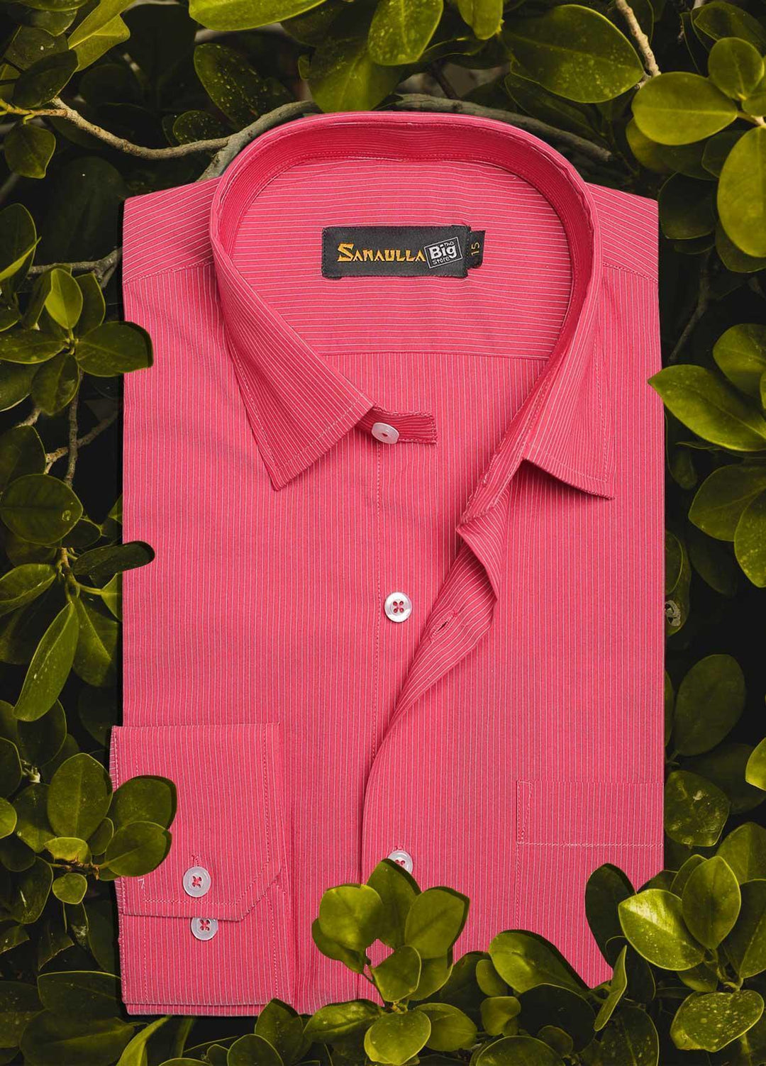 Sanaulla Exclusive Range Cotton Casual Shirts for Men -  037 Orange