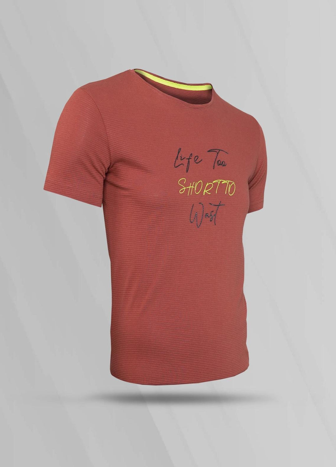 Sanaulla Exclusive Range Cotton Casual Men T-Shirts -  T572 Rust