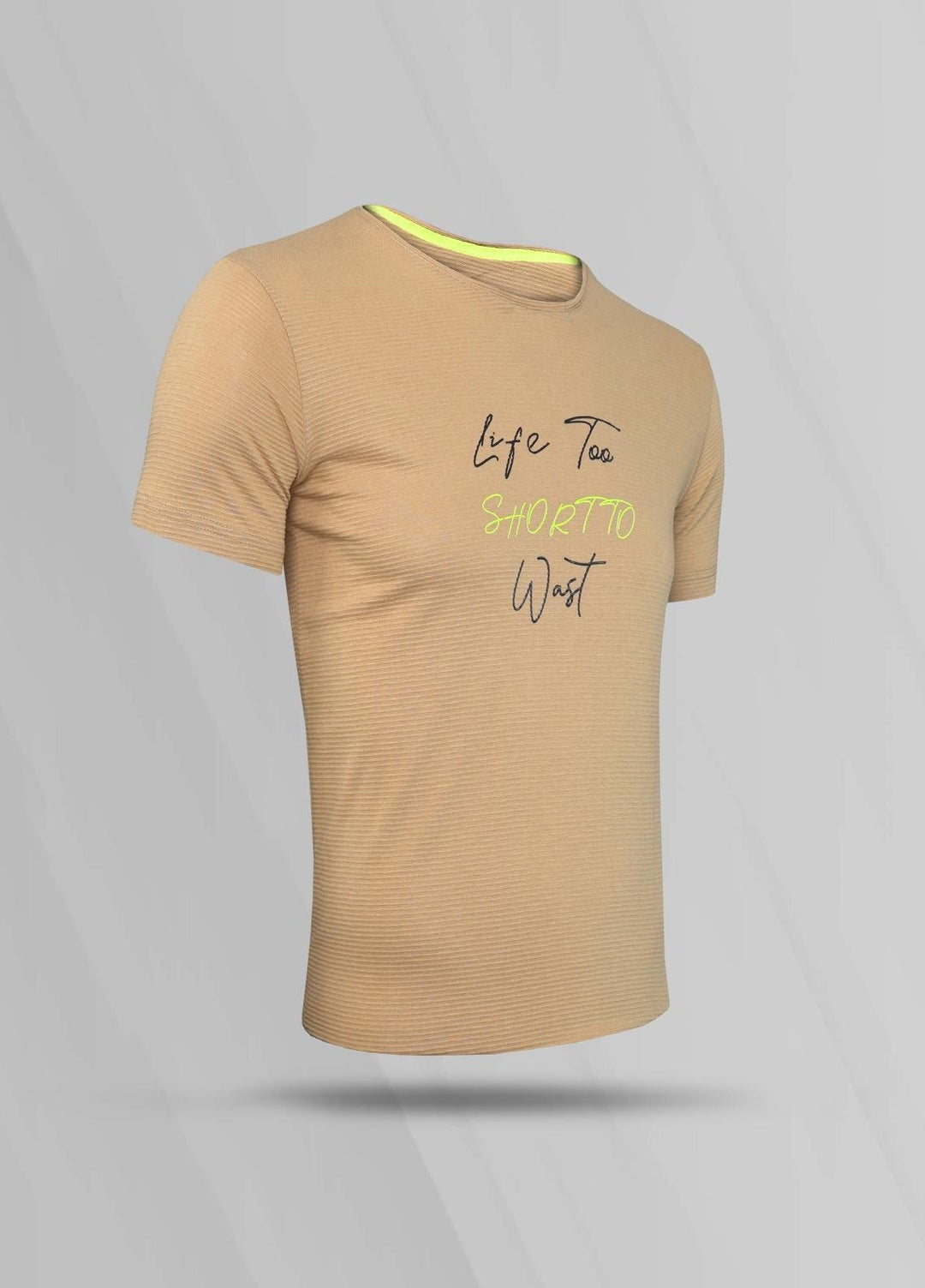 Sanaulla Exclusive Range Cotton Casual T-Shirts for Men -  T572 Yellow