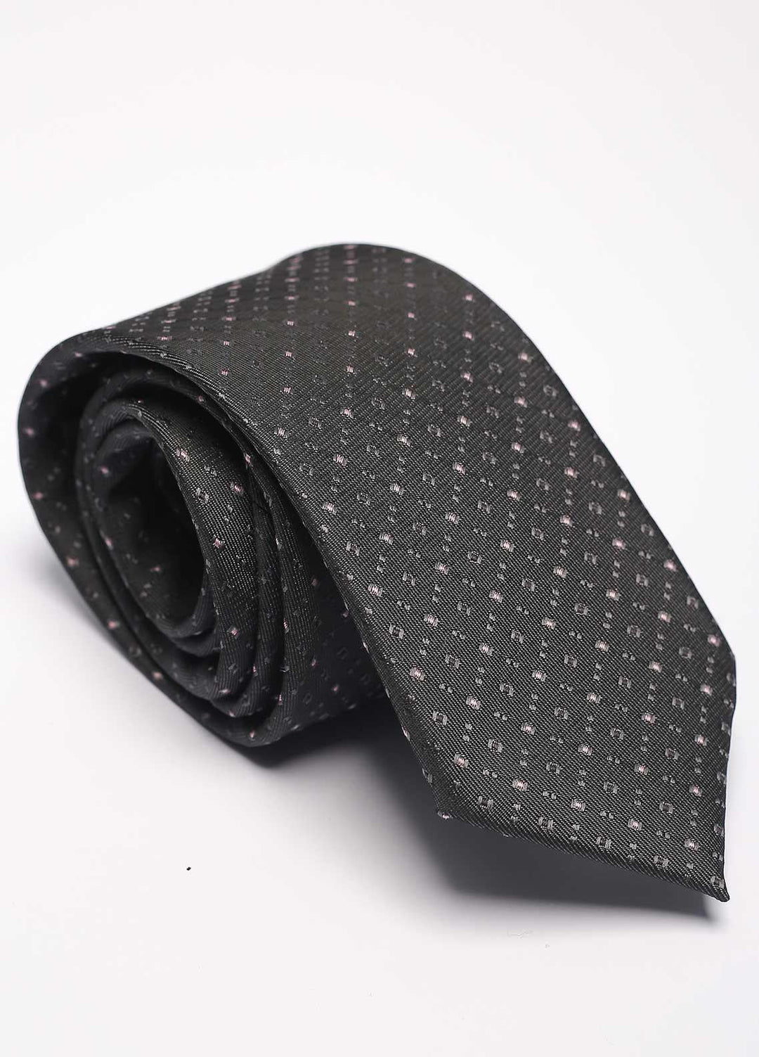 Sanaulla Exclusive Range Narrow Silk Neck Tie  SU21MT Green-D-4 -