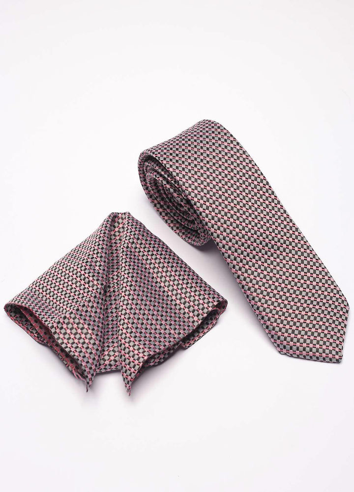 Sanaulla Exclusive Range Narrow Silk Neck Tie  SU21MT Multi-D-2 -