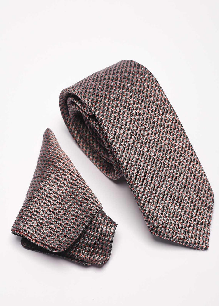 Sanaulla Exclusive Range Narrow Silk Neck Tie  SU21MT Multi-D-4 -