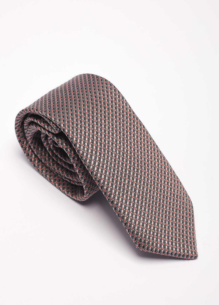Sanaulla Exclusive Range Narrow Silk Neck Tie  SU21MT Multi-D-4 -