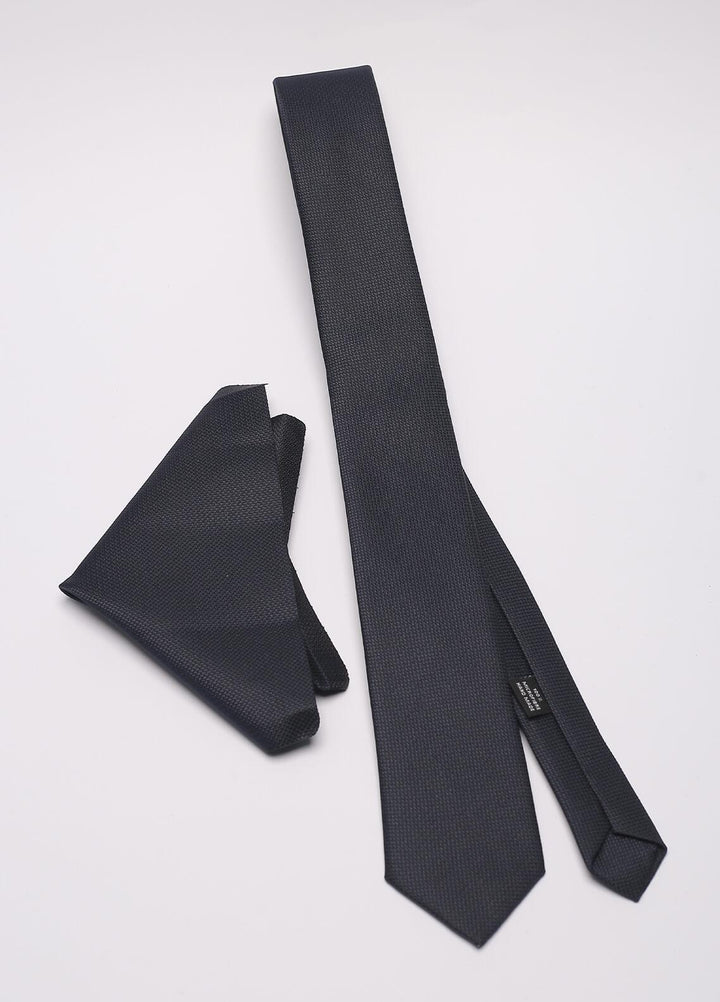 Sanaulla Exclusive Range Narrow Silk Neck Tie  SU21MT N Blue-D-01 -