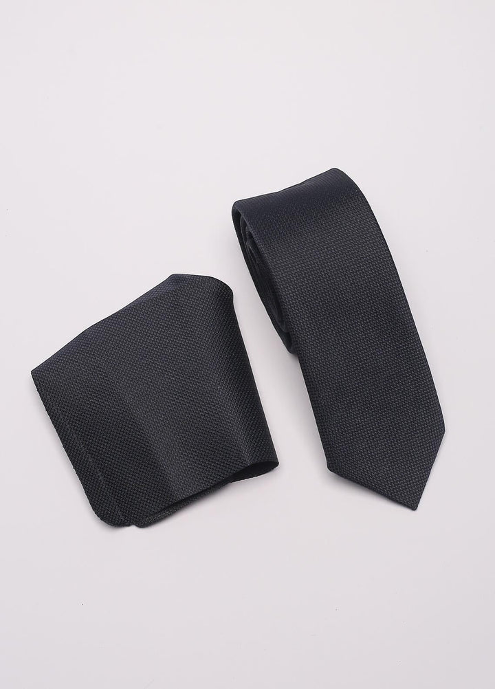 Sanaulla Exclusive Range Narrow Silk Neck Tie  SU21MT N Blue-D-01 -