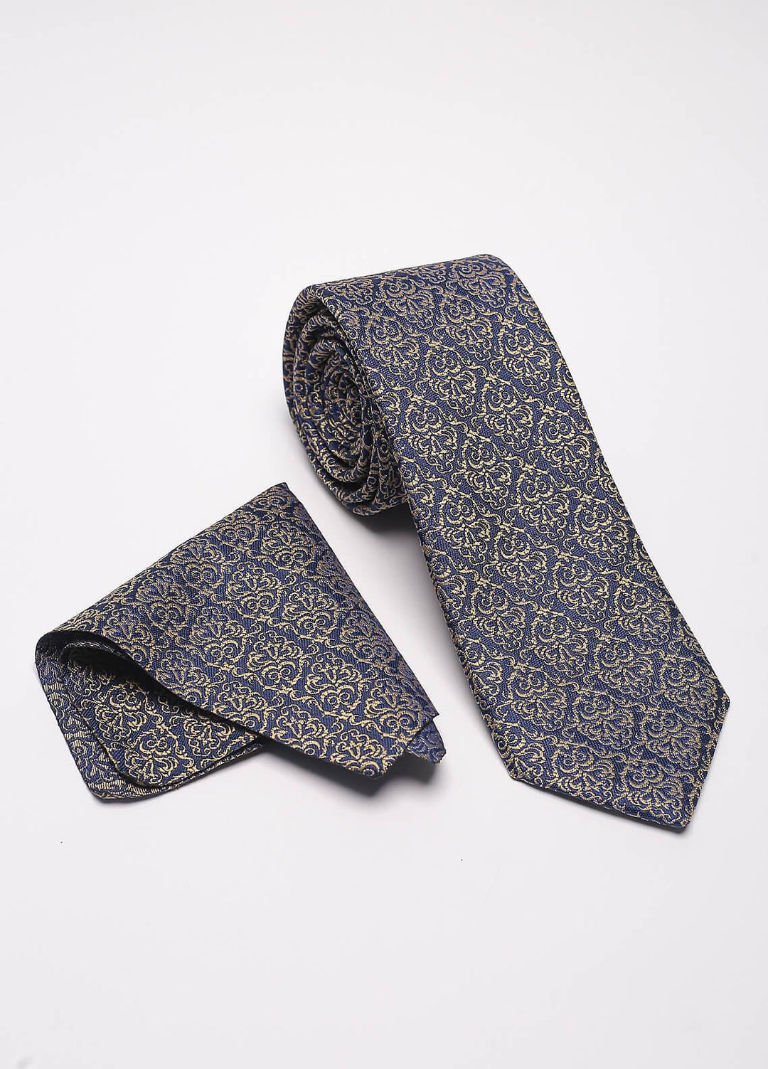 Sanaulla Exclusive Range Narrow Silk Neck Tie  SU21MT Navy Blue-D-5 -