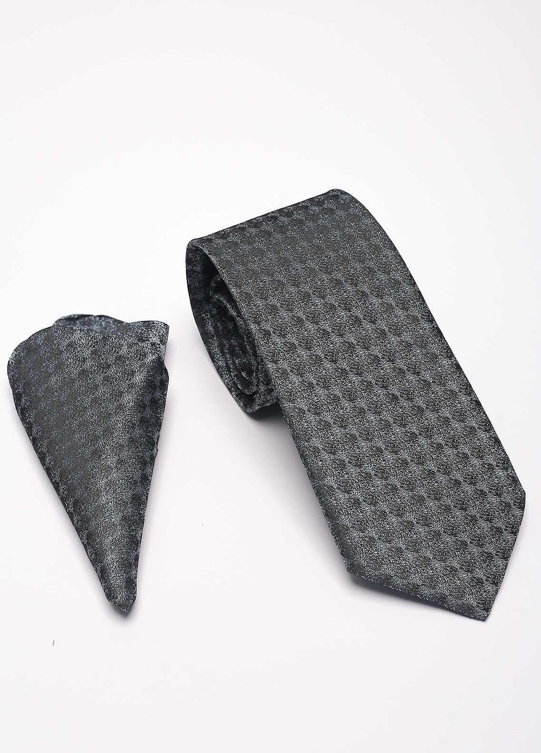 Sanaulla Exclusive Range Narrow Silk Neck Tie  SU21MT Navy Blue-D-8 -