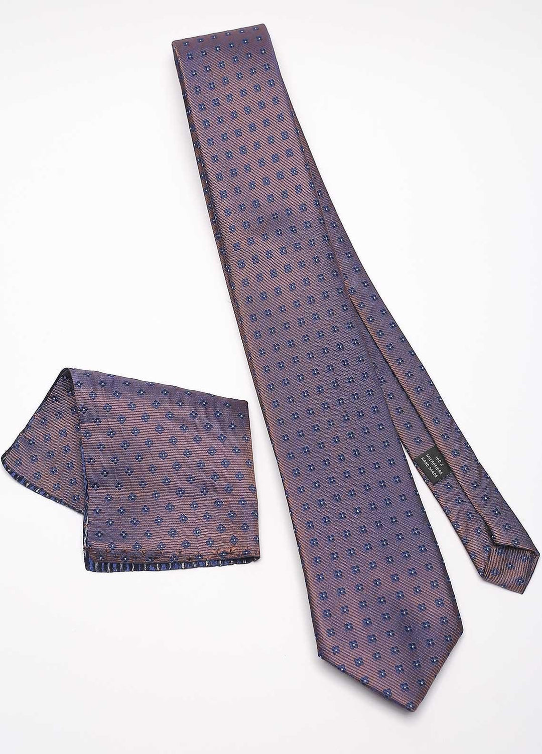 Sanaulla Exclusive Range Narrow Silk Neck Tie  SU21MT Purple-D-7 -