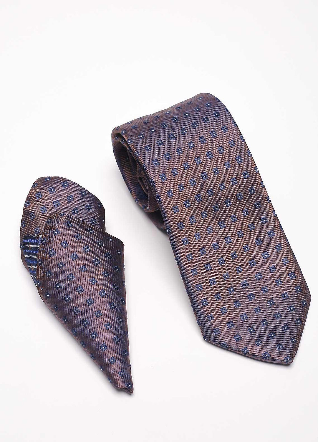 Sanaulla Exclusive Range Narrow Silk Neck Tie  SU21MT Purple-D-7 -