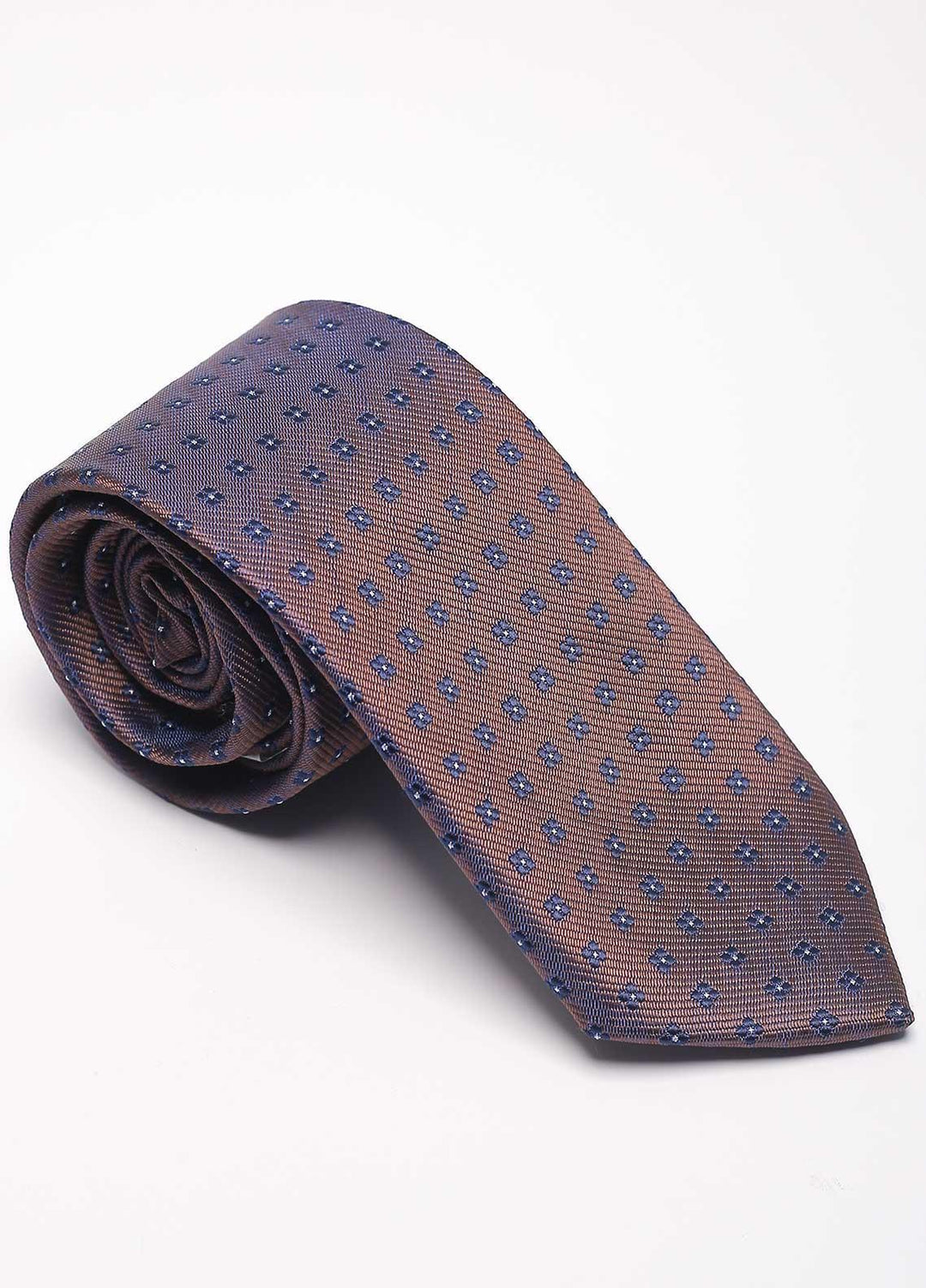 Sanaulla Exclusive Range Narrow Silk Neck Tie  SU21MT Purple-D-7 -