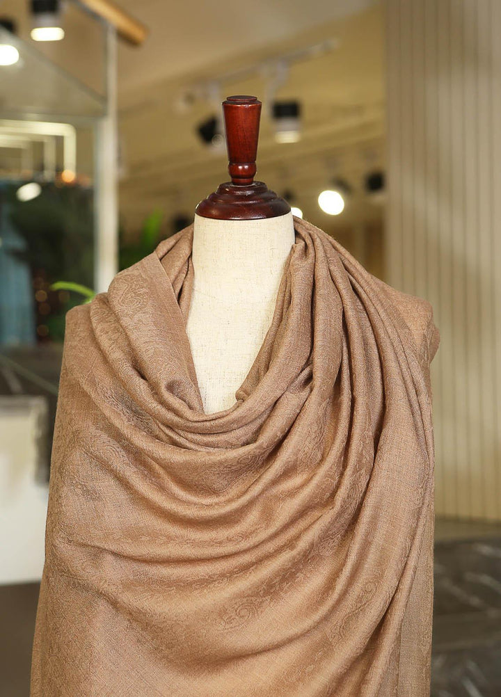 Sanaulla Exclusive Range  Pashmina  D-05 Brown - Women Shawls