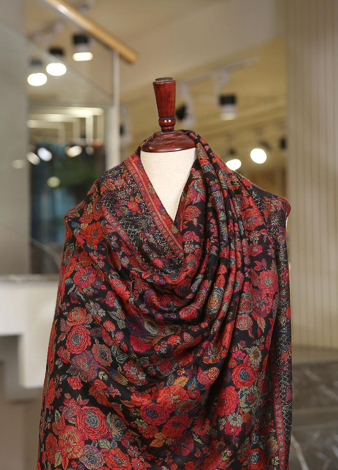 Sanaulla Exclusive Range  Pashmina  Mama D-04 Multi 02 - Women Shawls