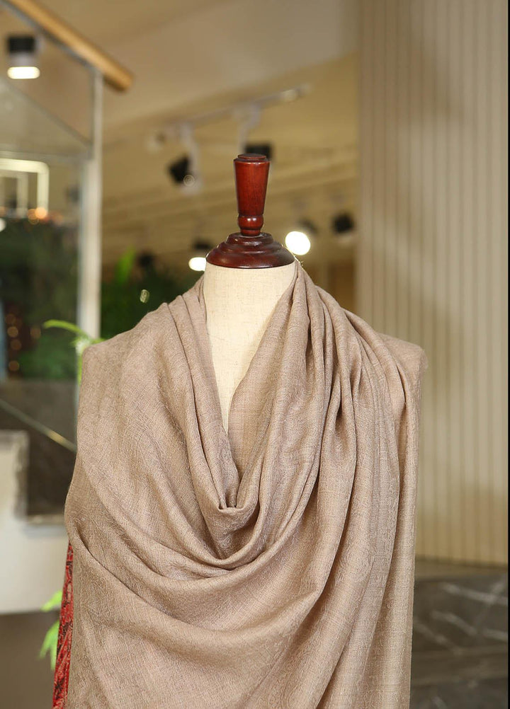 Sanaulla Exclusive Range  Pashmina  D-05 Beige - Women Shawls