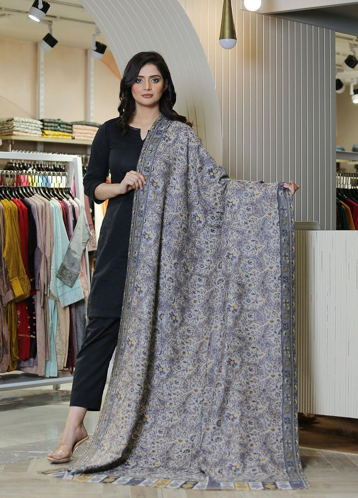 Sanaulla Exclusive Range  Pashmina  Mama D-10 Multi 04 - Women Shawls