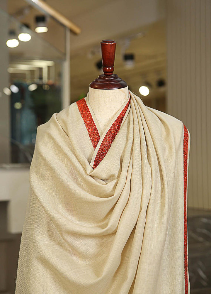 Sanaulla Exclusive Range  Pashmina  Mama D-36 Fawn - Women Shawls