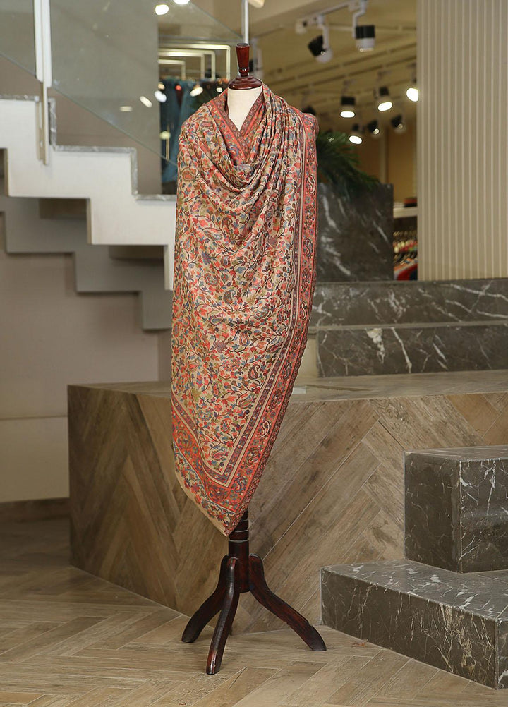 Sanaulla Exclusive Range  Pashmina  Mama D-01 Beige - Women Shawls