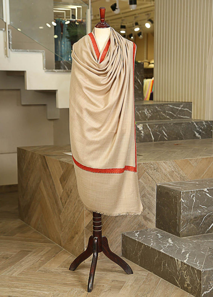 Sanaulla Exclusive Range  Pashmina  Mama D-36 L Grey - Women Shawls