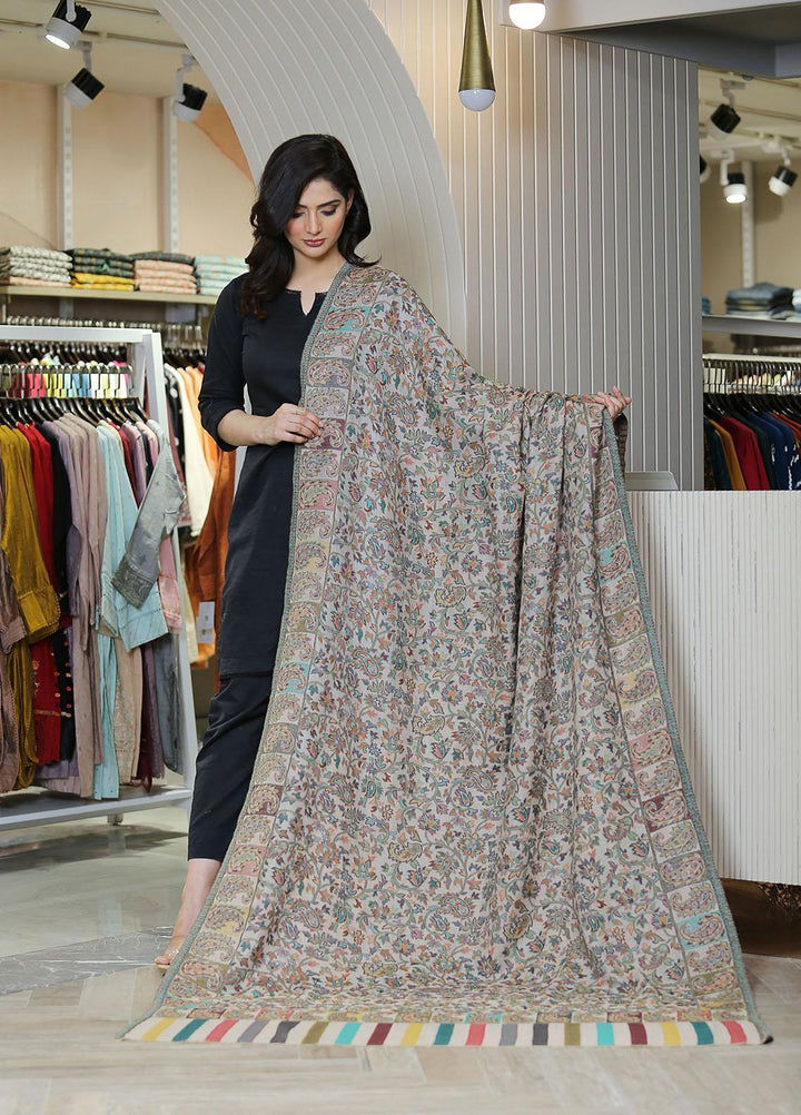 Sanaulla Exclusive Range  Pashmina  KPS 781 D-12 Multi - Women Shawls