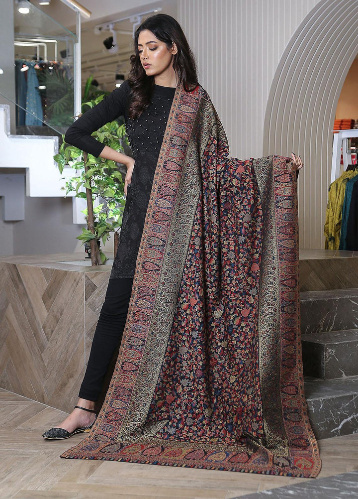 Sanaulla Exclusive Range  Pashmina  Mama D-03 Multi 02 - Women Shawls