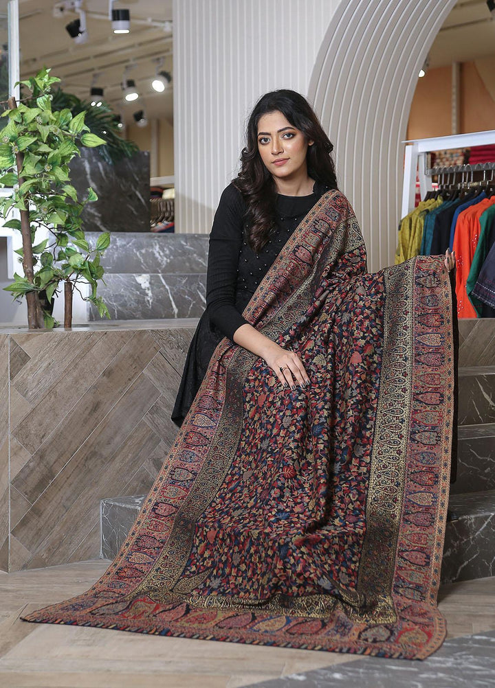 Sanaulla Exclusive Range  Pashmina  Mama D-03 Multi 02 - Women Shawls