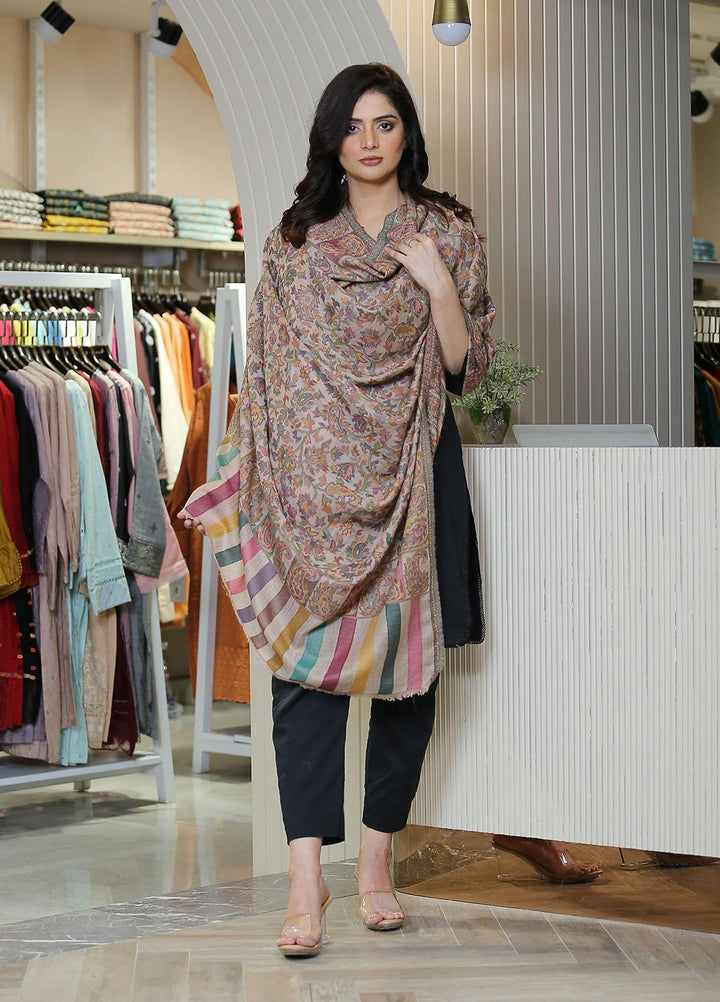 Sanaulla Exclusive Range  Pashmina  KPS 781 D-12 Multi 3 - Women Shawls